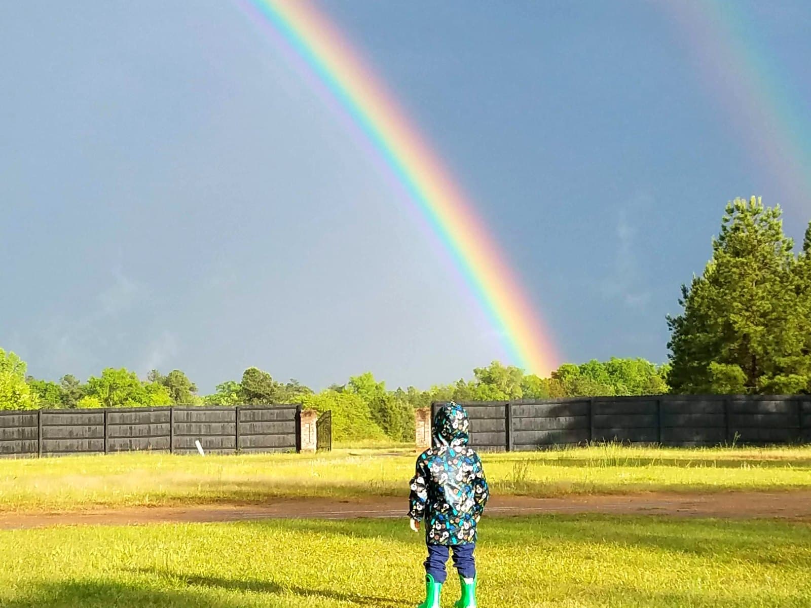 Rainbow over Clark Dubignon Farms